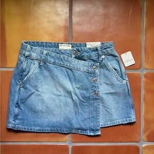 We The Free Indigo Denim Skirt new with tags size 27 free people skirt
